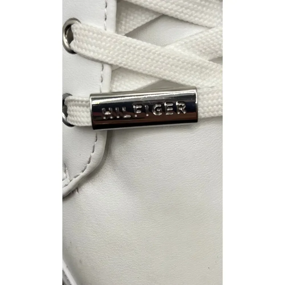 Tommy Hilfiger Lorio skater basketball white sneakers shoes women’s 11